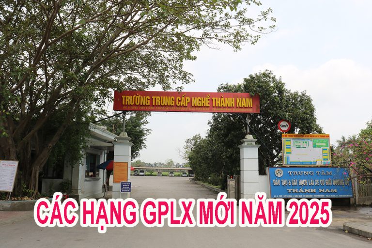 Hạng GPLX từ năm 2025, đổi tên gọi, thời gian sử dụng theo chuẩn quốc tế.