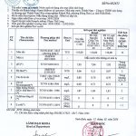 Báo cáo xét nghiệm nước tháng 1 đến tháng 4 năm 2026